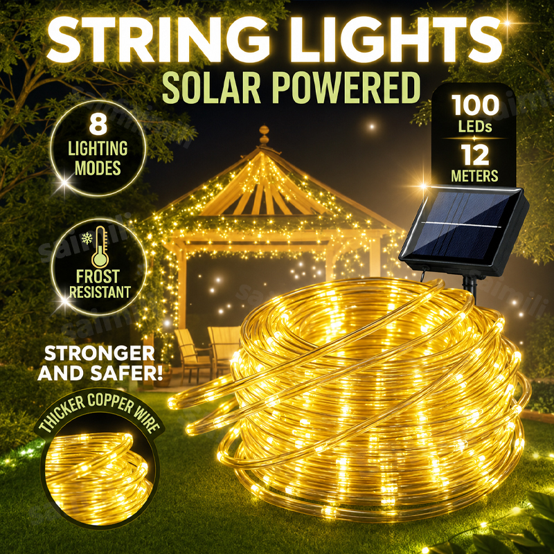 Led Fairy String Lights - LED String Lights Garden Outdoor Solar