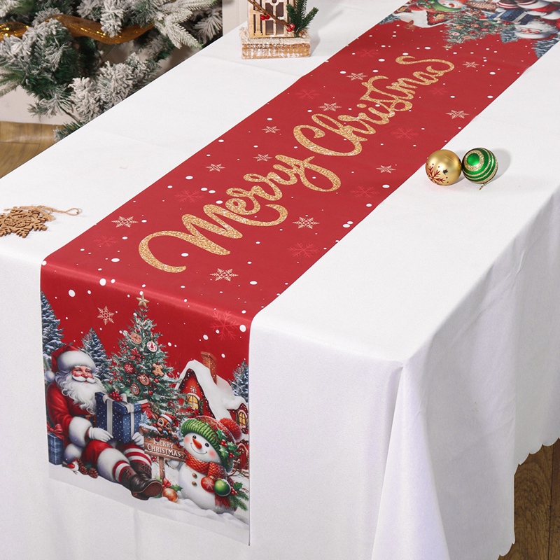 Christmas Santa Snowman Table  - Christmas Table Runner review and price