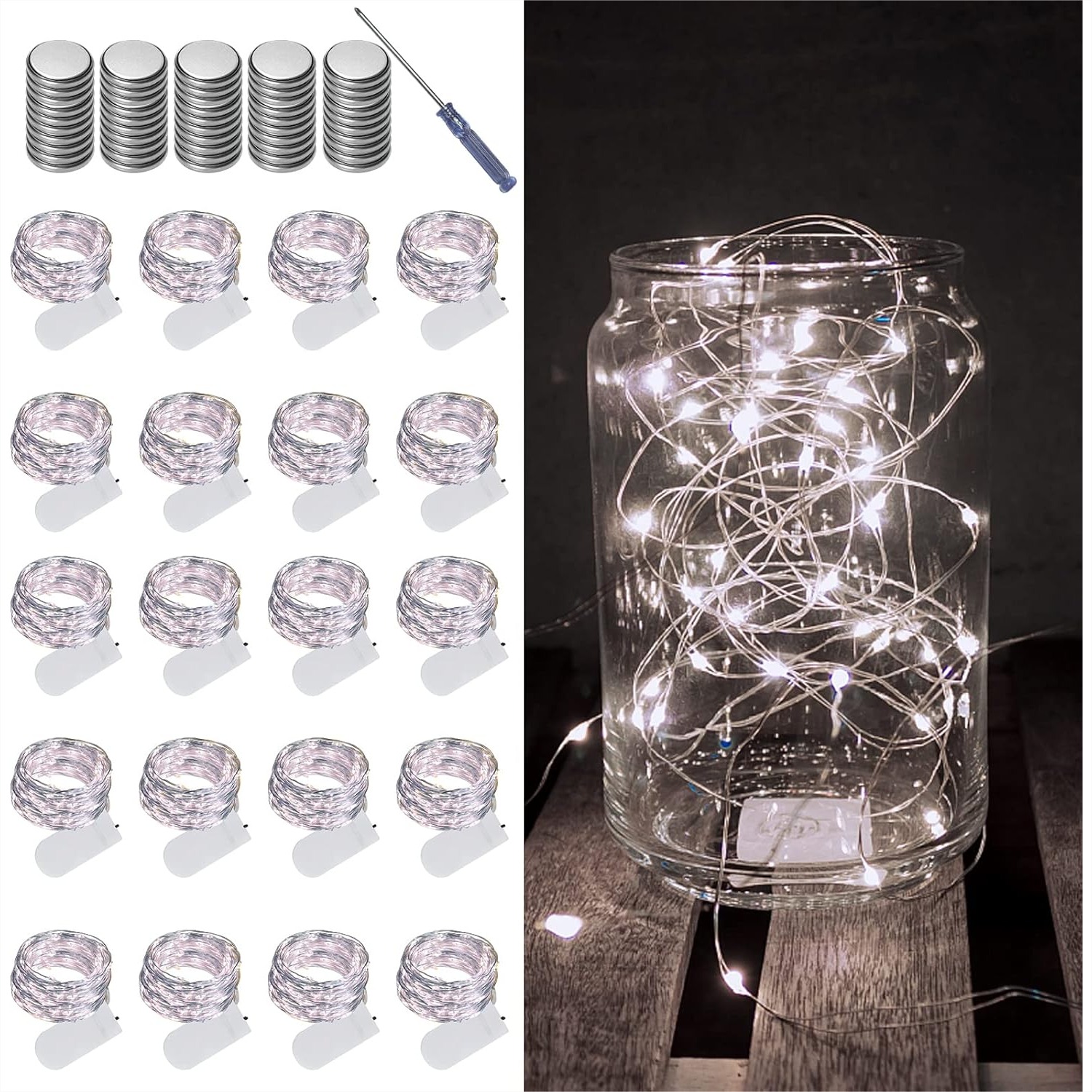20 Pack Fairy Lights Battery O - Led Fairy String Lights review and price
