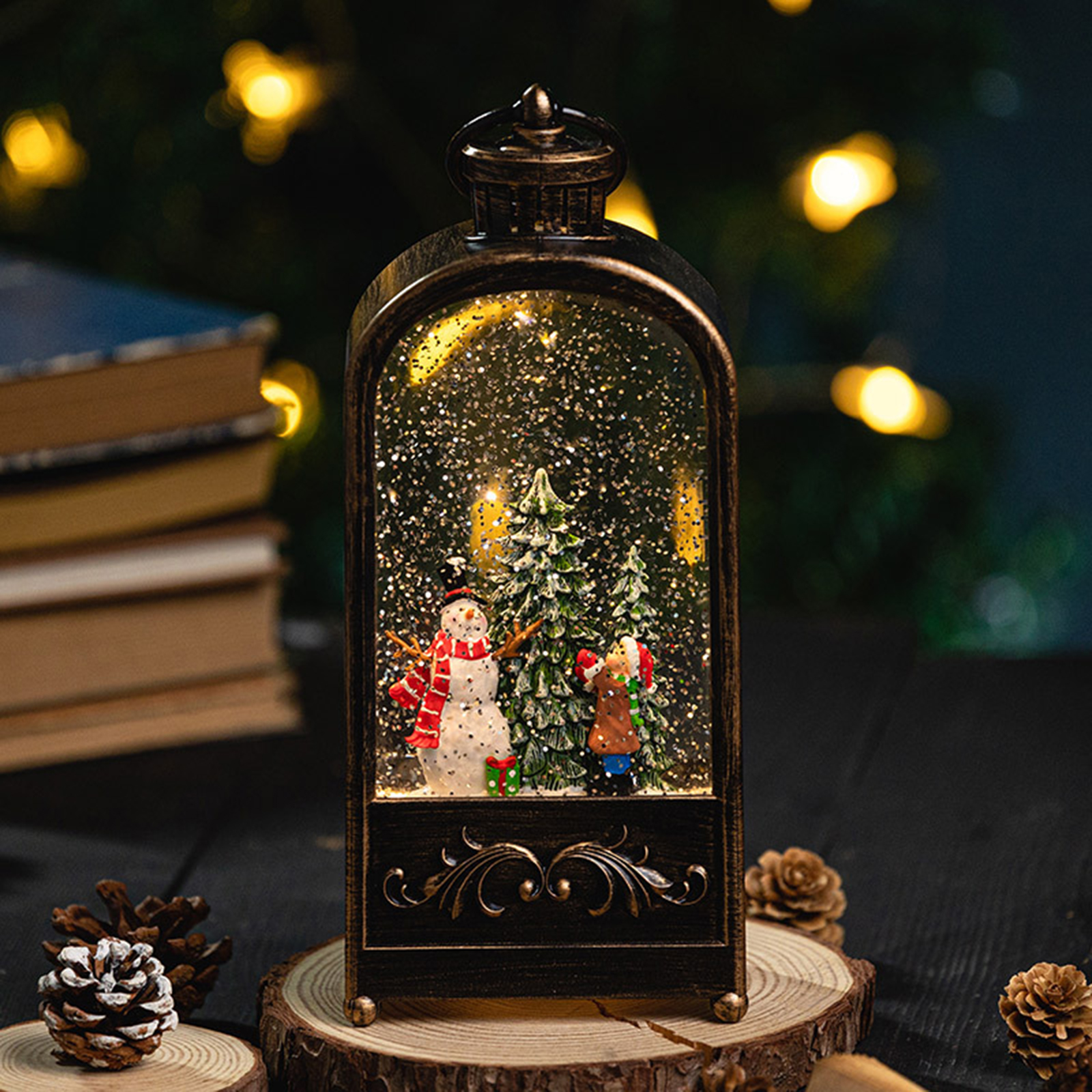 Christmas Decorations Wind Lan - Snow Globe Musical review and price