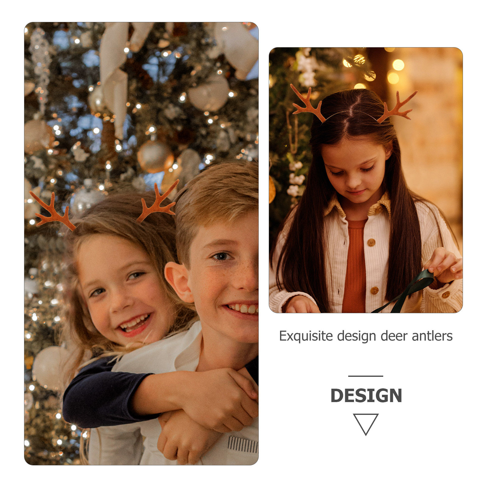1Pair Reindeer Antlers Christm - Reindeer Antlers Headband review and price