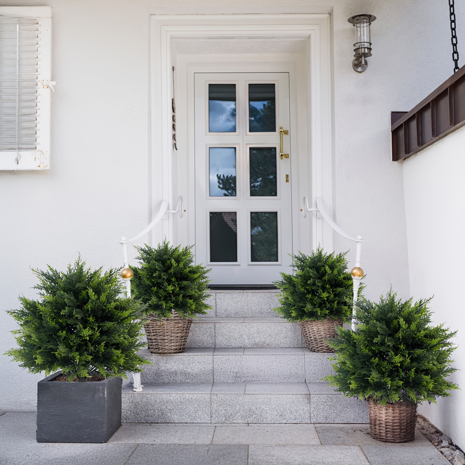 2pcs Outdoor Artificial Greene - Christmas Tree Artificial review and price
