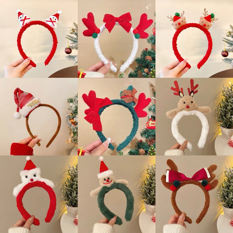 Christmas Santa Cute Bear Plus - Reindeer Antlers Headband review and price