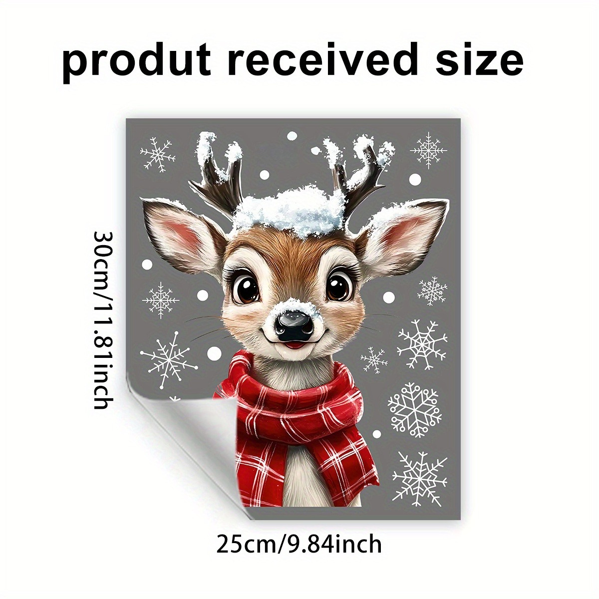 1pc Christmas Scarf Snowflake  - Snowflake Window Decal review and price