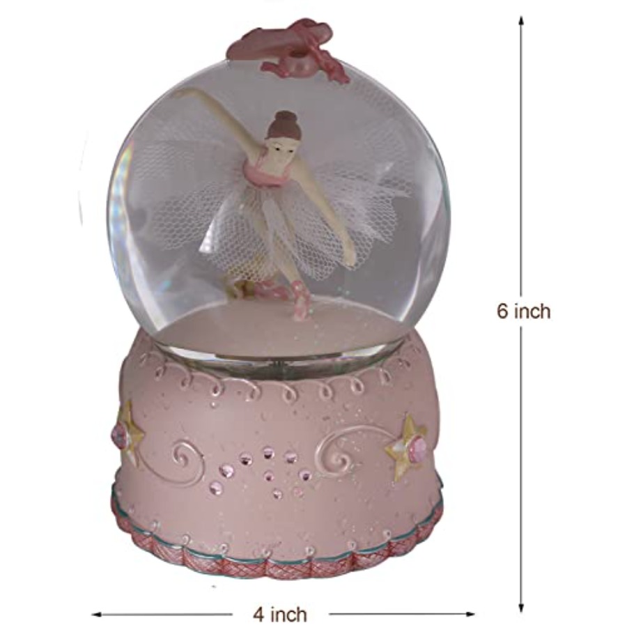 Ballerina Girl Swan Lake Rotat - Snow Globe Musical review and price