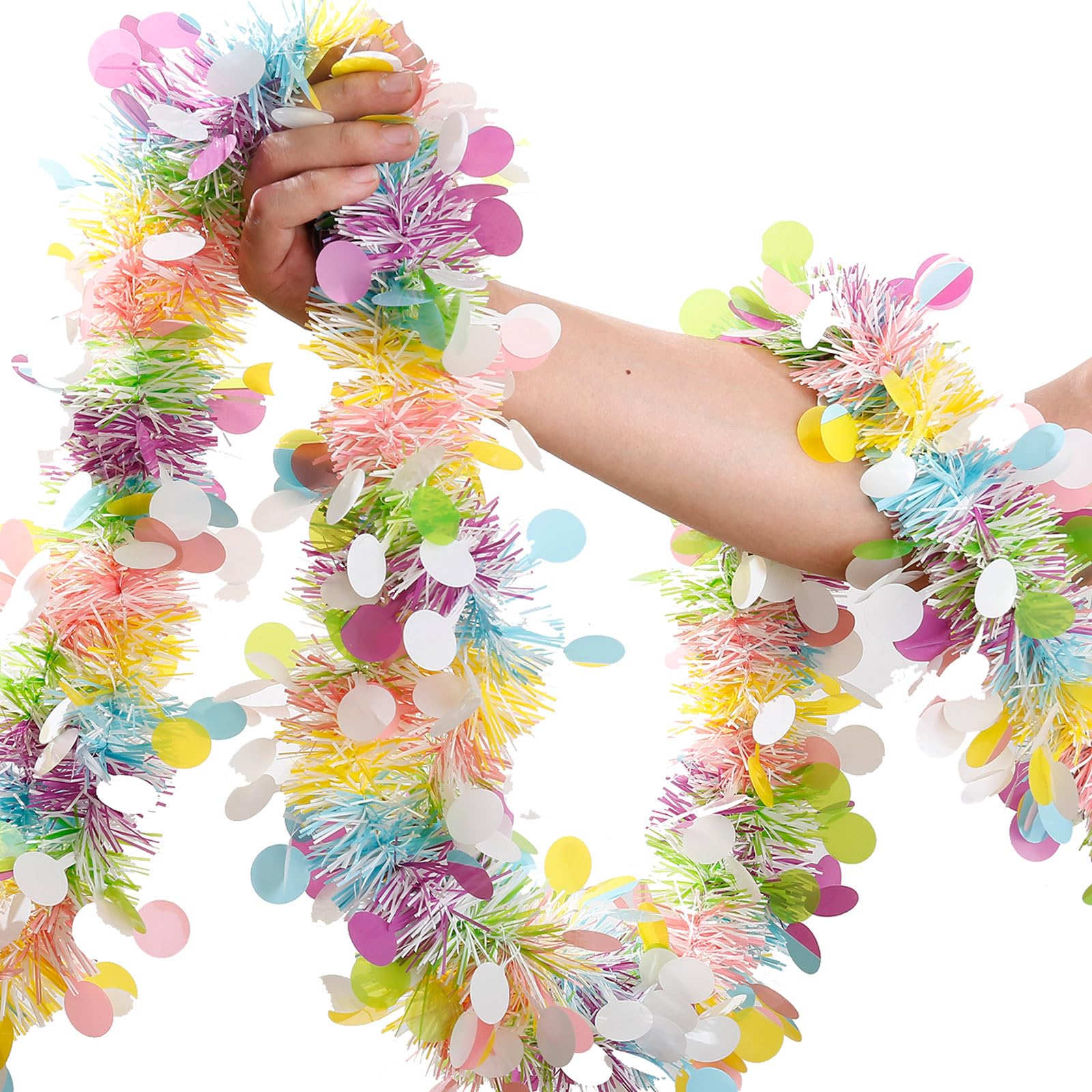 Easter Garland Decor 2PCS Glit - Tinsel Garland Decoration review and price