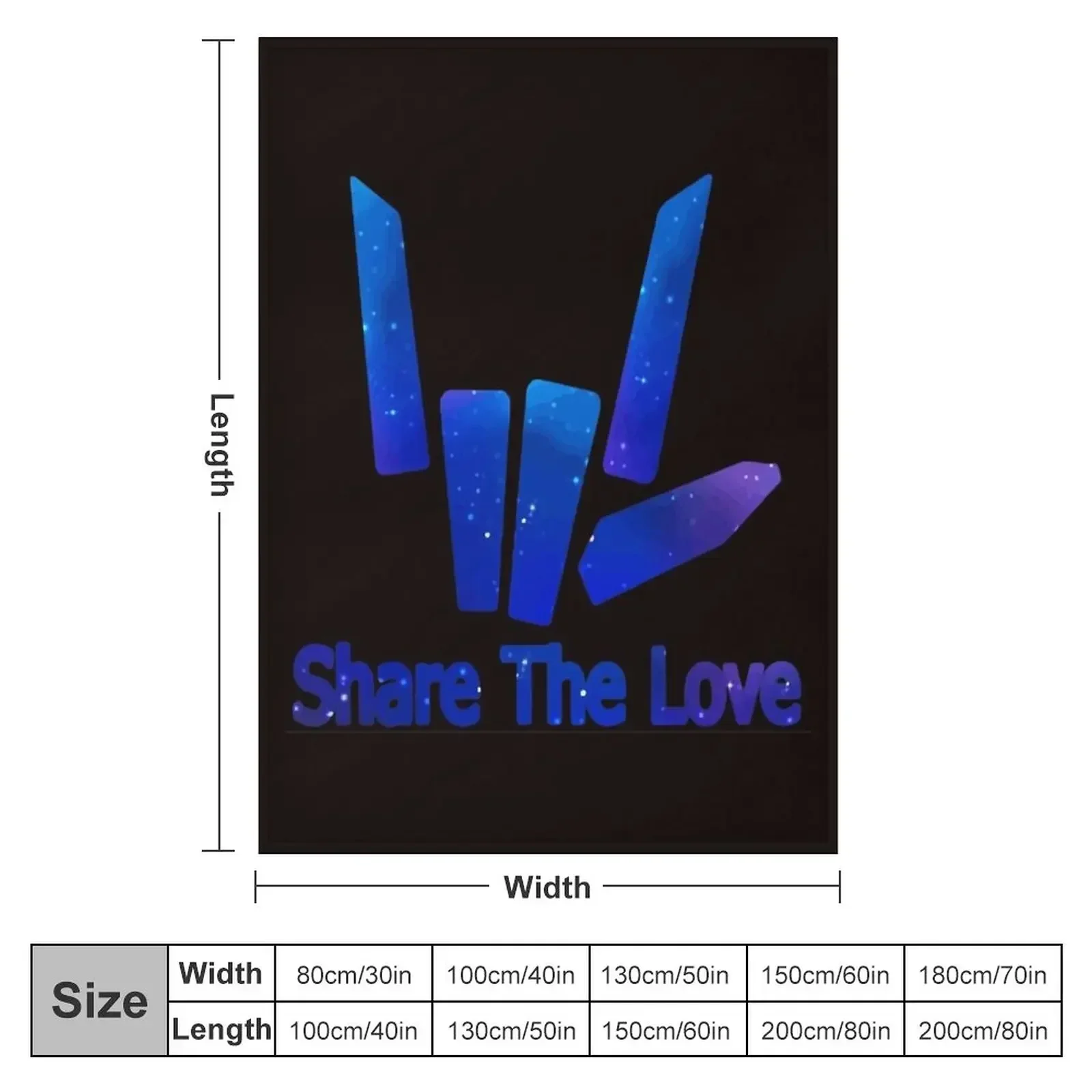 Kids Share The Love Galaxy Log - Christmas Throw Blanket review and price