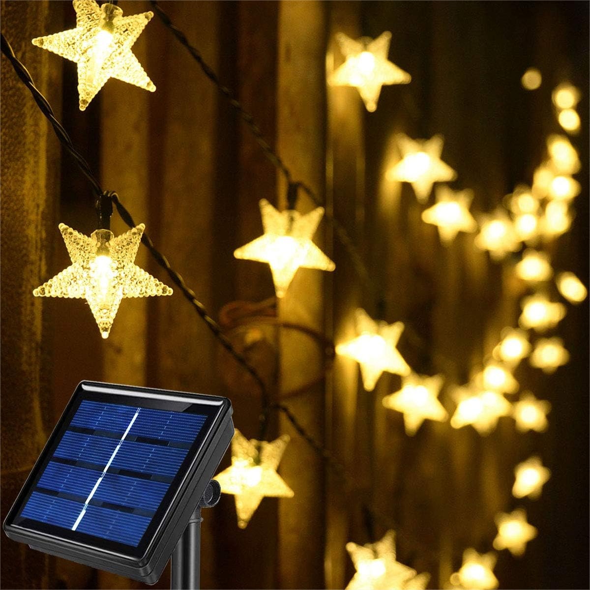 50ft 120 LED Solar Star Fairy  - Led Fairy String Lights review and price