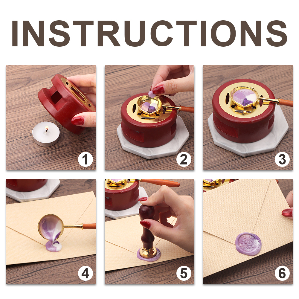 Vintage Wax Sealing Box Set Be - Gift Box Wrap Set review and price