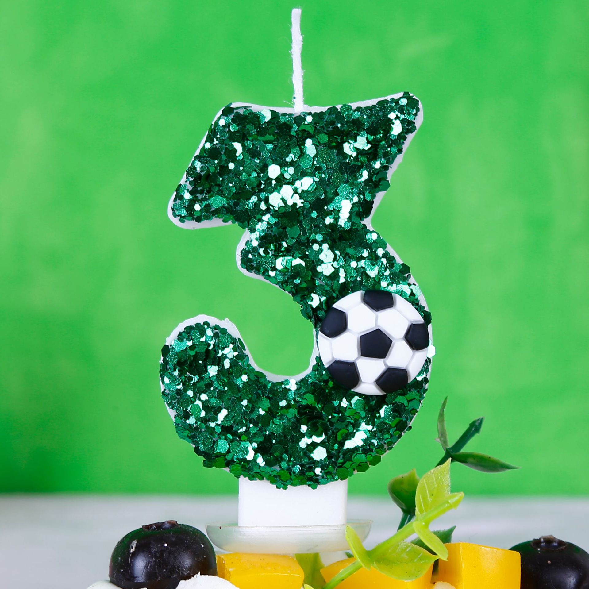 Boy Series 3D Green Football B - Holiday Candle Set review and price