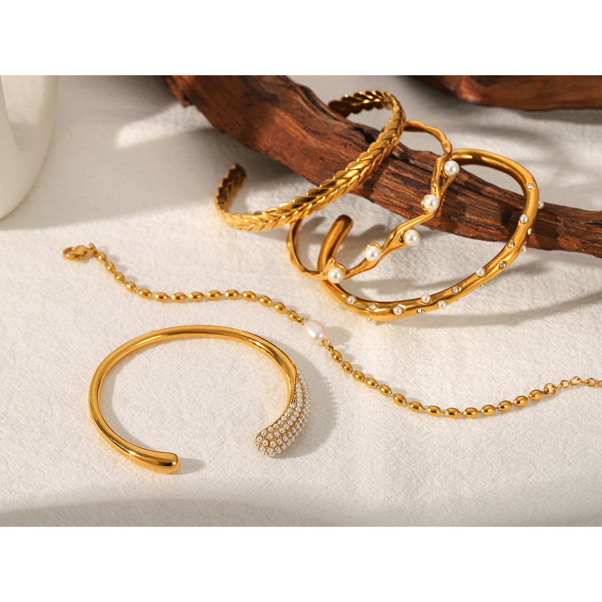 18K Gold Plated Stainless Stee - Gift Box Wrap Set review and price