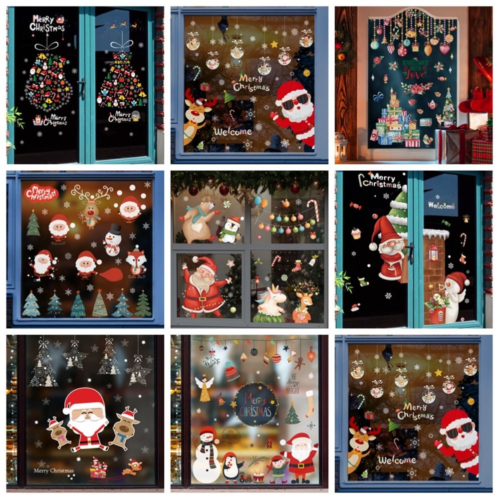 Funny PVC Christmas Window Gla - Snowflake Window Decal review and price