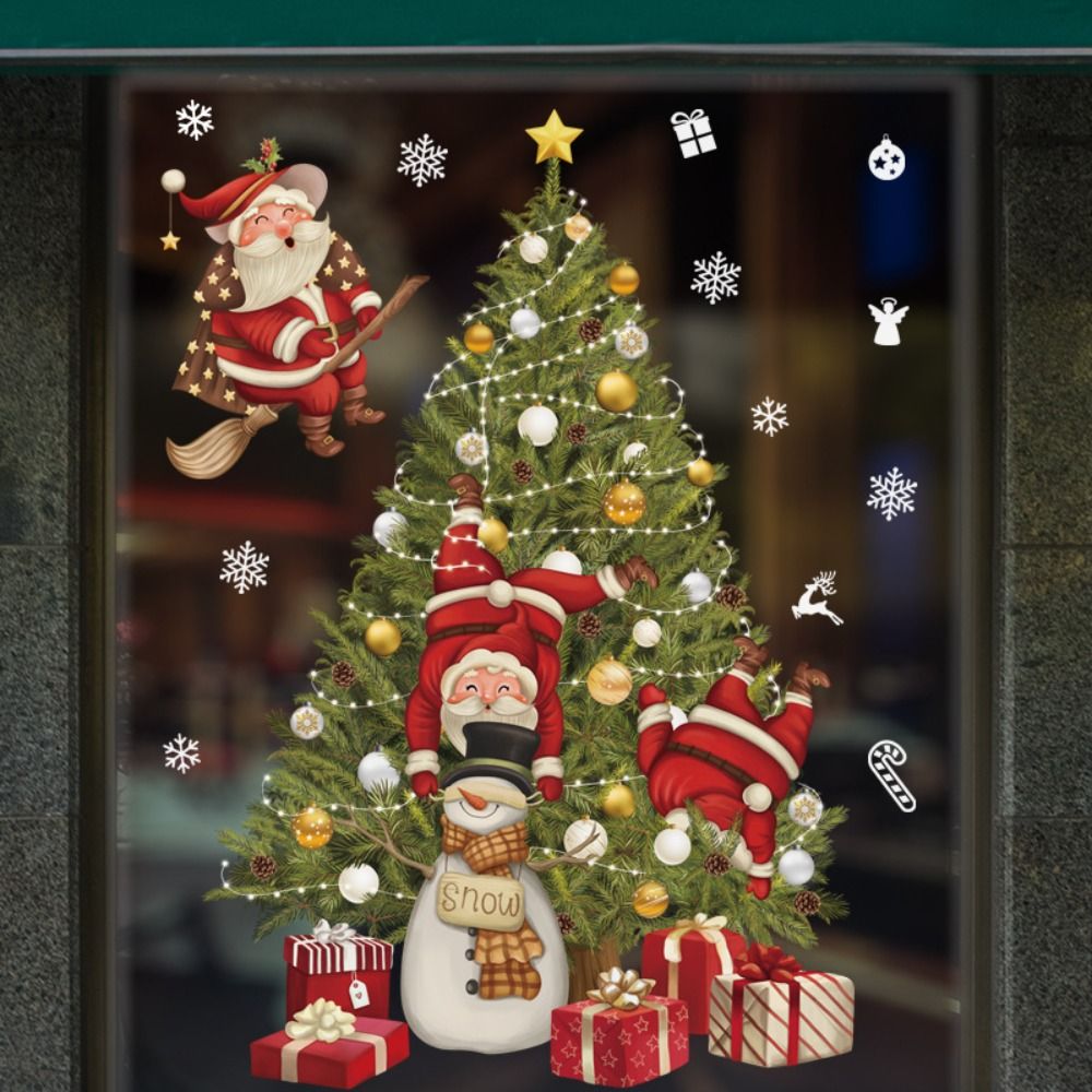 Funny PVC Christmas Window Gla - Snowflake Window Decal review and price