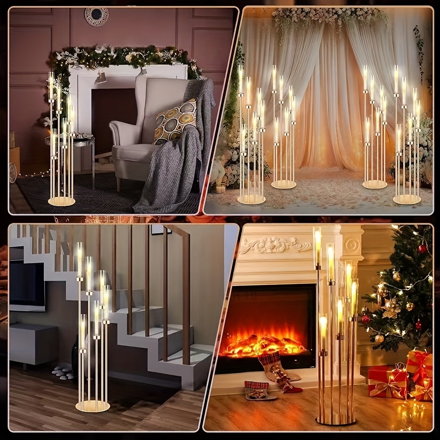 2 Sets Floor Candelabra 6 Arms - Holiday Candle Set review and price