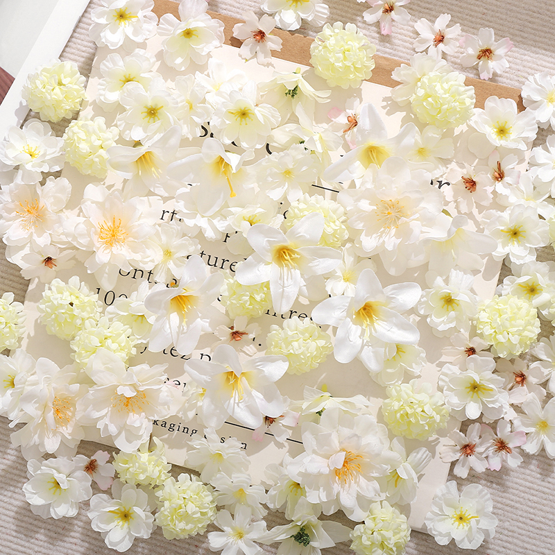 20Pcs Mix White Artificial Flo - Christmas Wreath Fake review and price