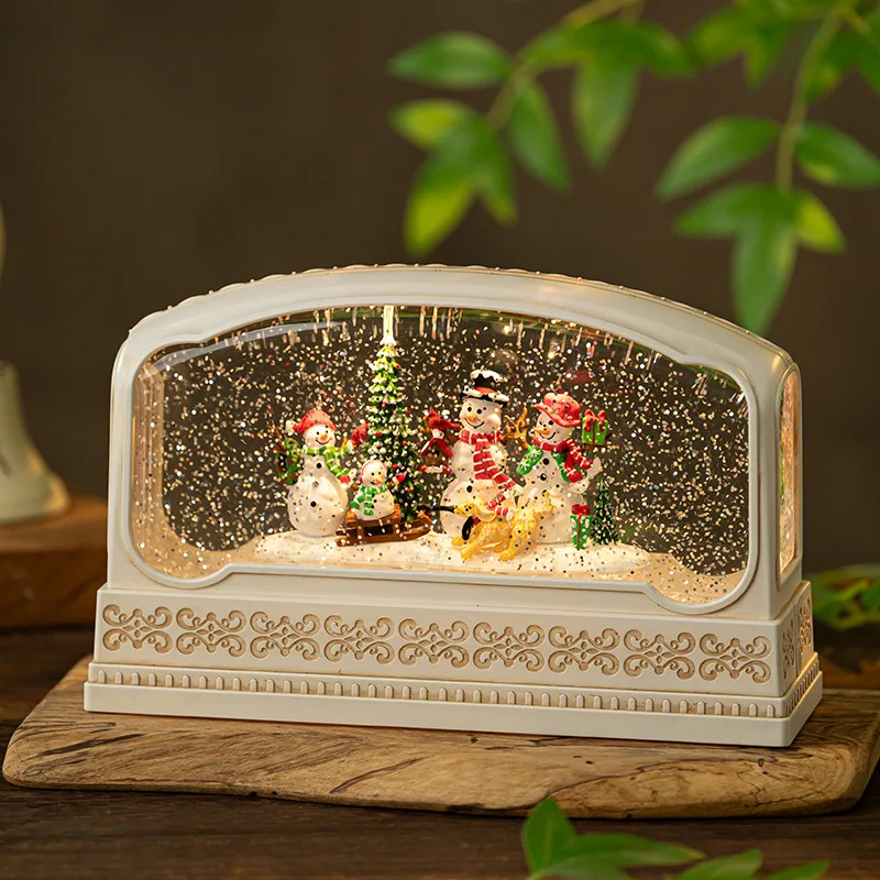 Rectangular Resin Snow Globe M - Snow Globe Musical review and price