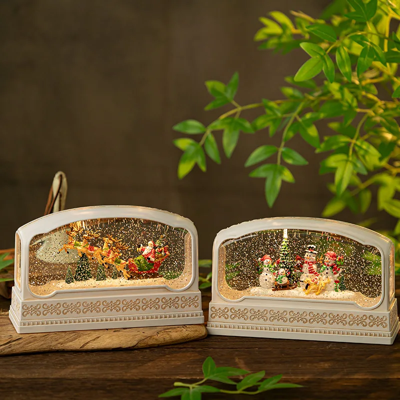 Rectangular Resin Snow Globe M - Snow Globe Musical review and price