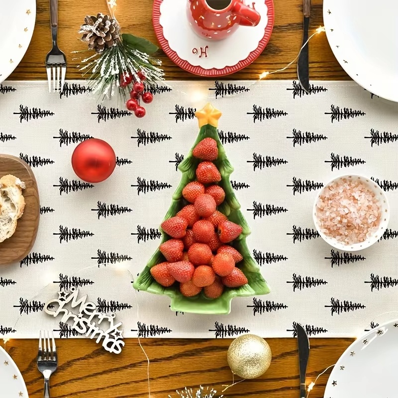 Minimalist Christmas Tree Tabl - Christmas Table Runner review and price
