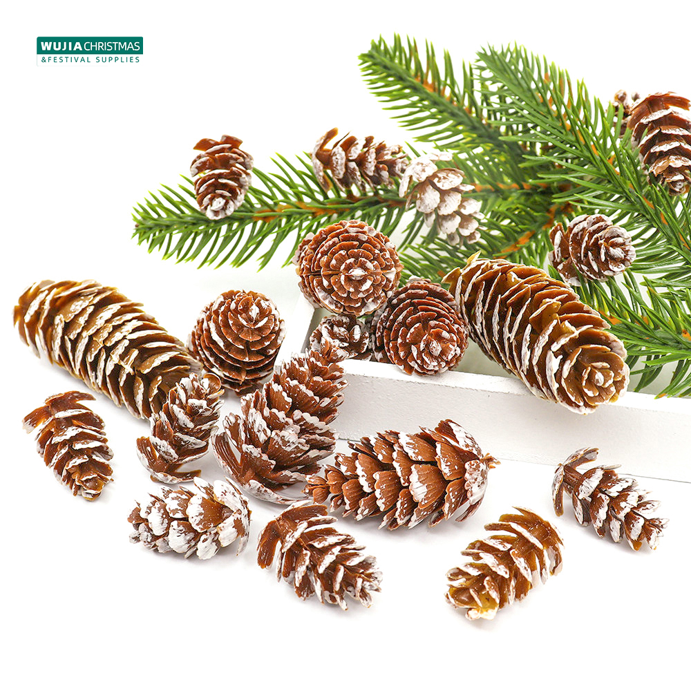 24Pcs Christmas Fake Pine Cone - Christmas Wreath Fake review and price