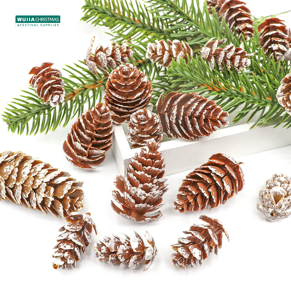 24Pcs Christmas Fake Pine Cone - Christmas Wreath Fake review and price
