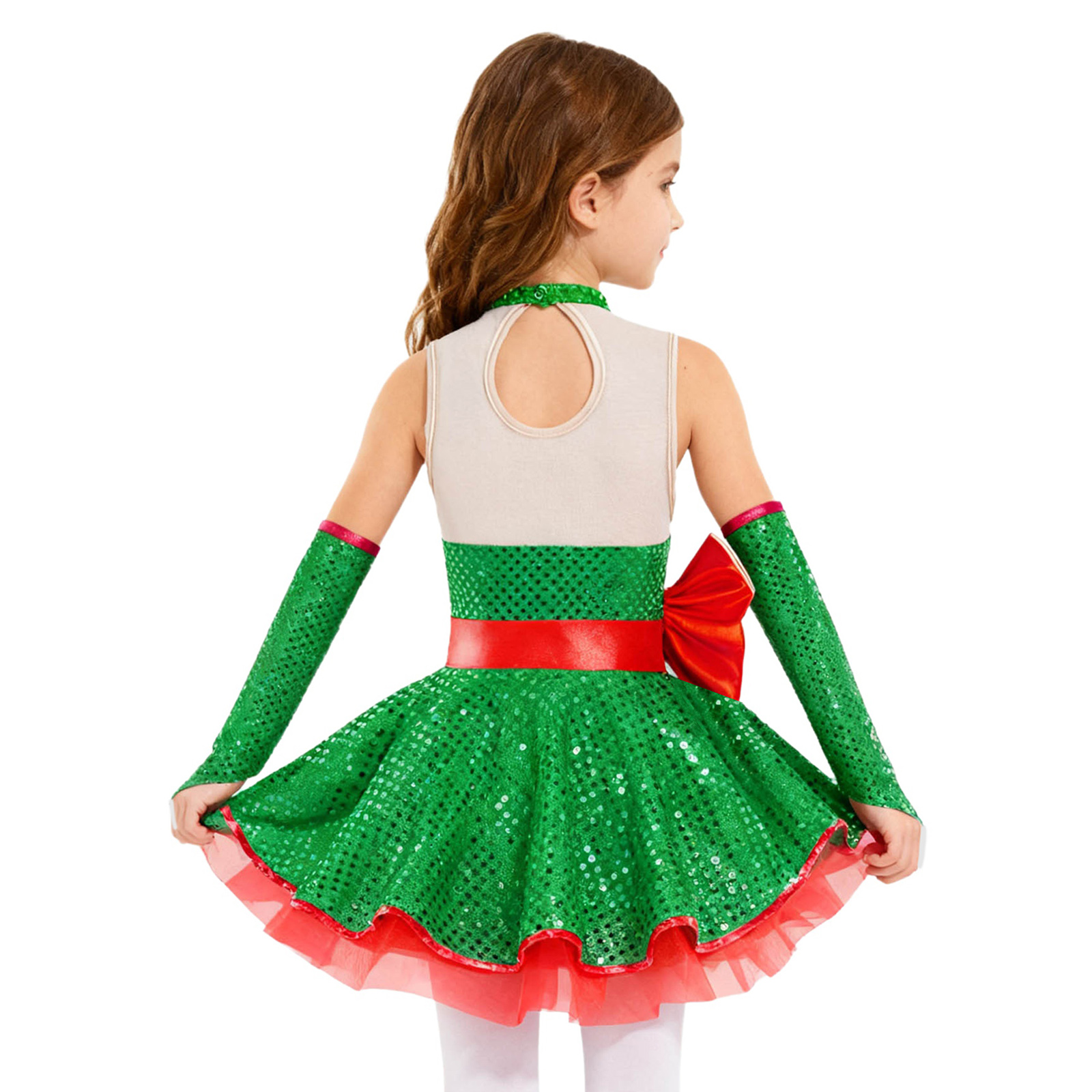 Teen Girls Christmas Sleeveles - Elf Costume Christmas review and price