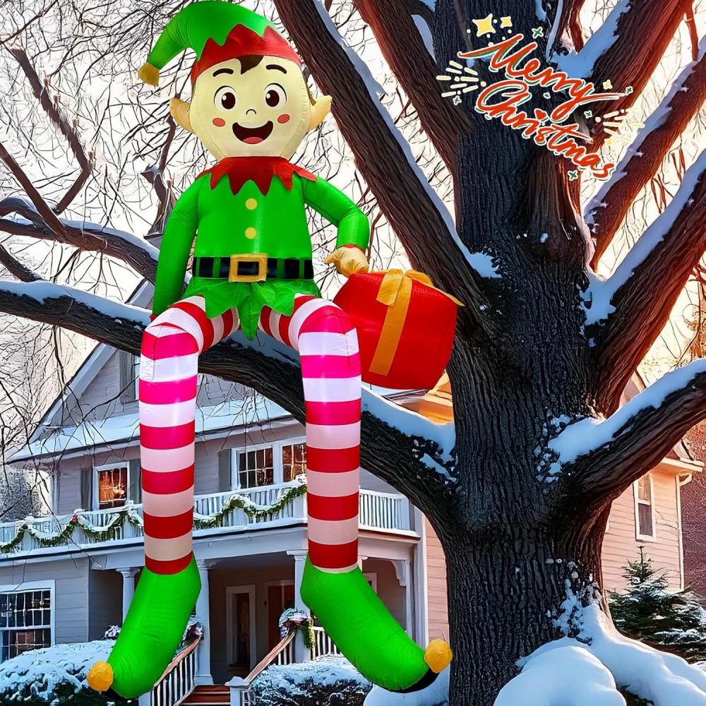 8FT Christmas Inflatables Sitt - Christmas Lights Outdoor review and price