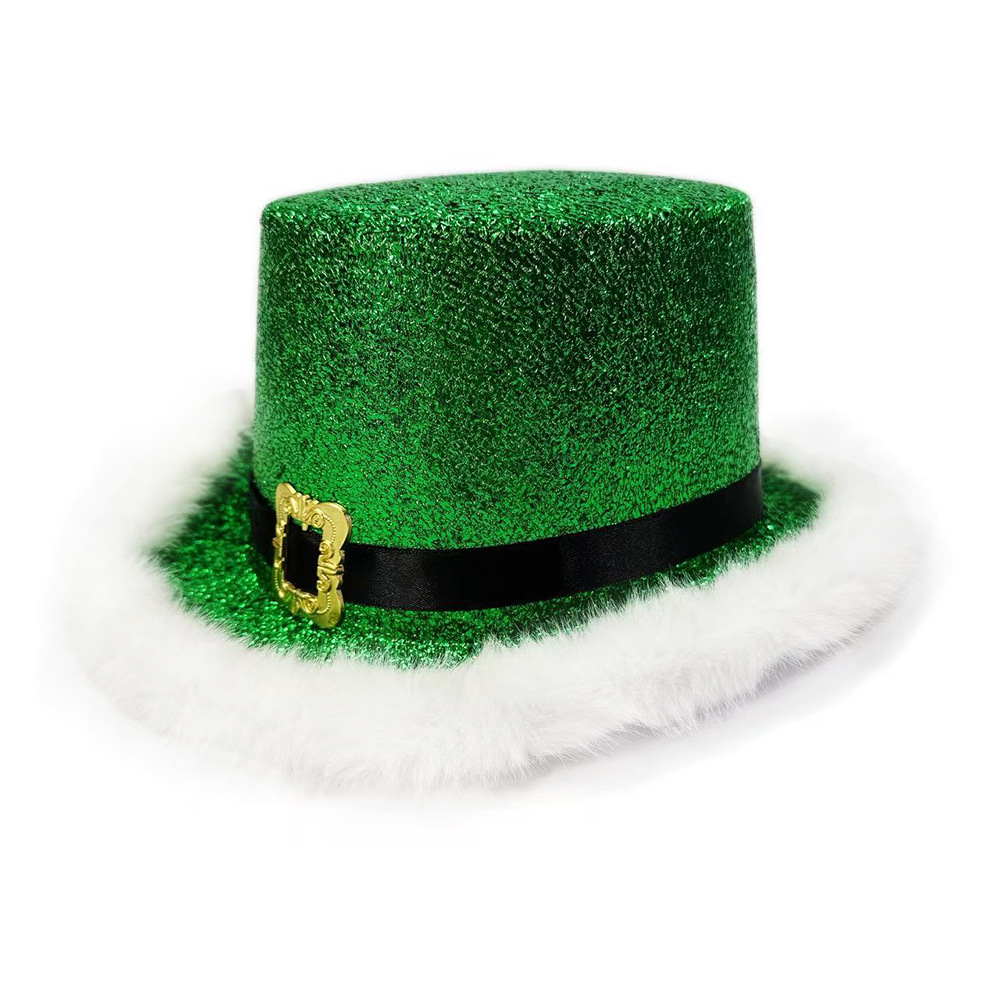 Santa Claus Cap  Shiny Glitter - Santa Hat Plush review and price