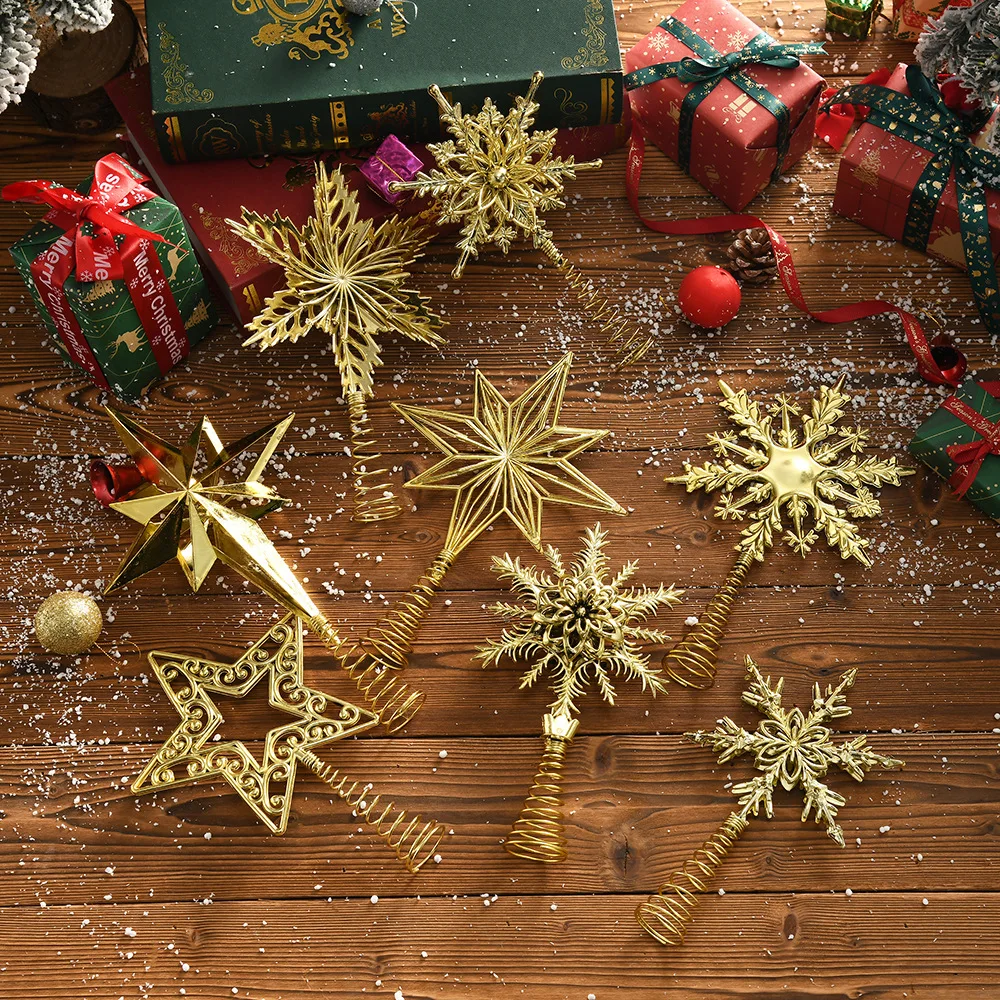 Gold Glitter Metal Tree Topper - Star Tree Topper review and price