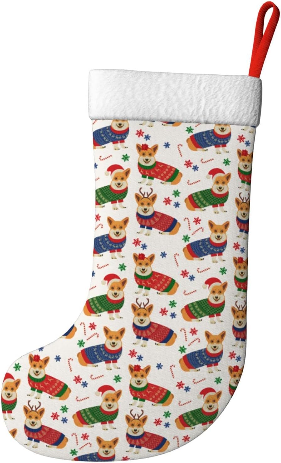 Christmas Corgi Dog Christmas  - Christmas Stocking Hanging review and price