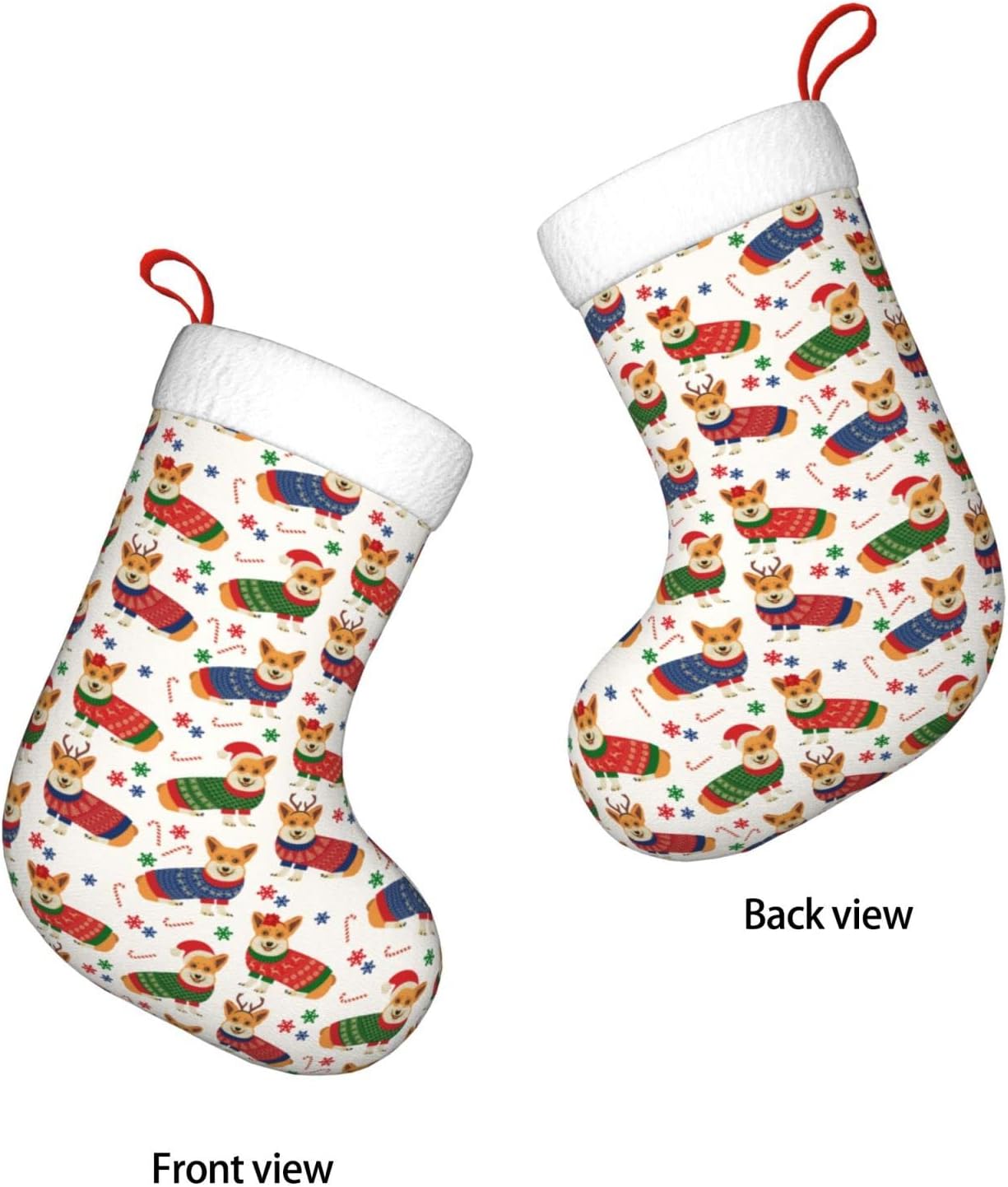 Christmas Corgi Dog Christmas  - Christmas Stocking Hanging review and price