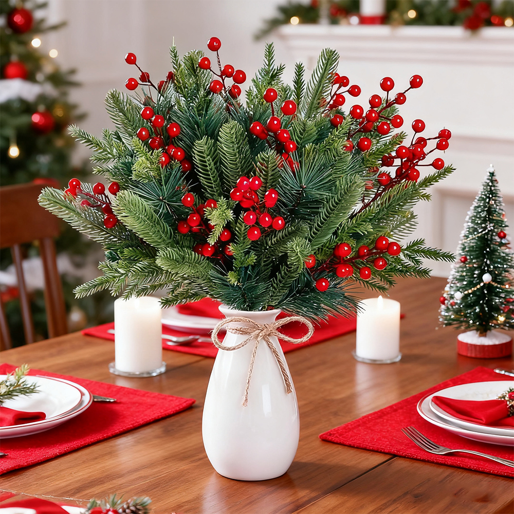Artificial Pine Branches Fake  - Christmas Wreath Fake review and price