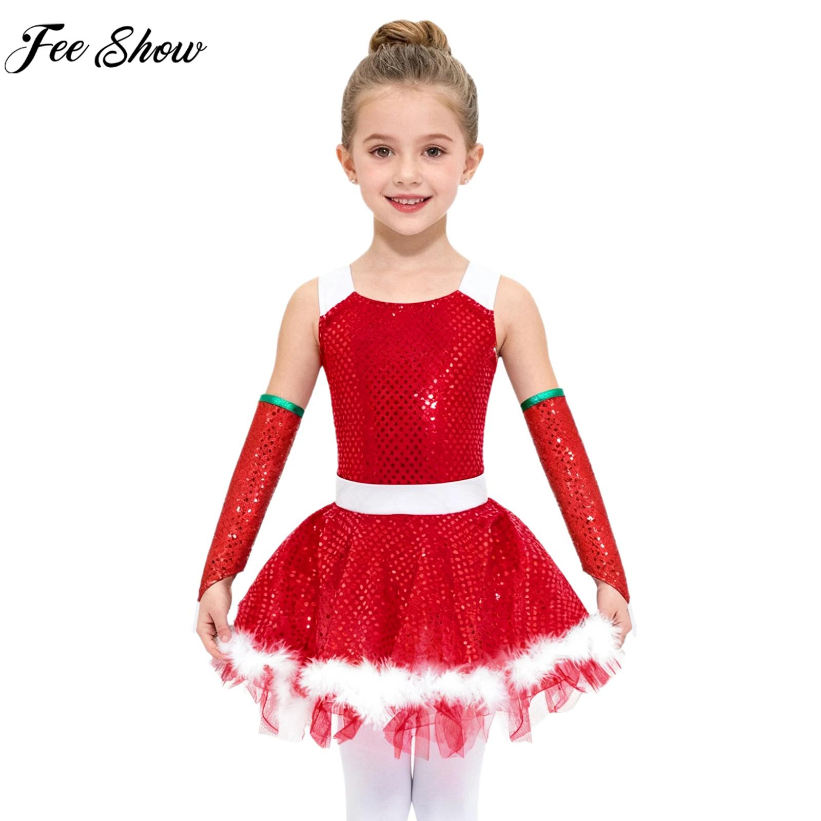 Kids Girls Christmas Figure Sk - Elf Costume Christmas review and price