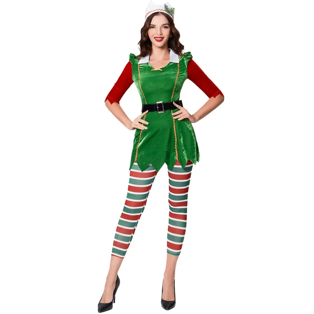 Lady Santa Claus' Elf Costume  - Elf Costume Christmas review and price