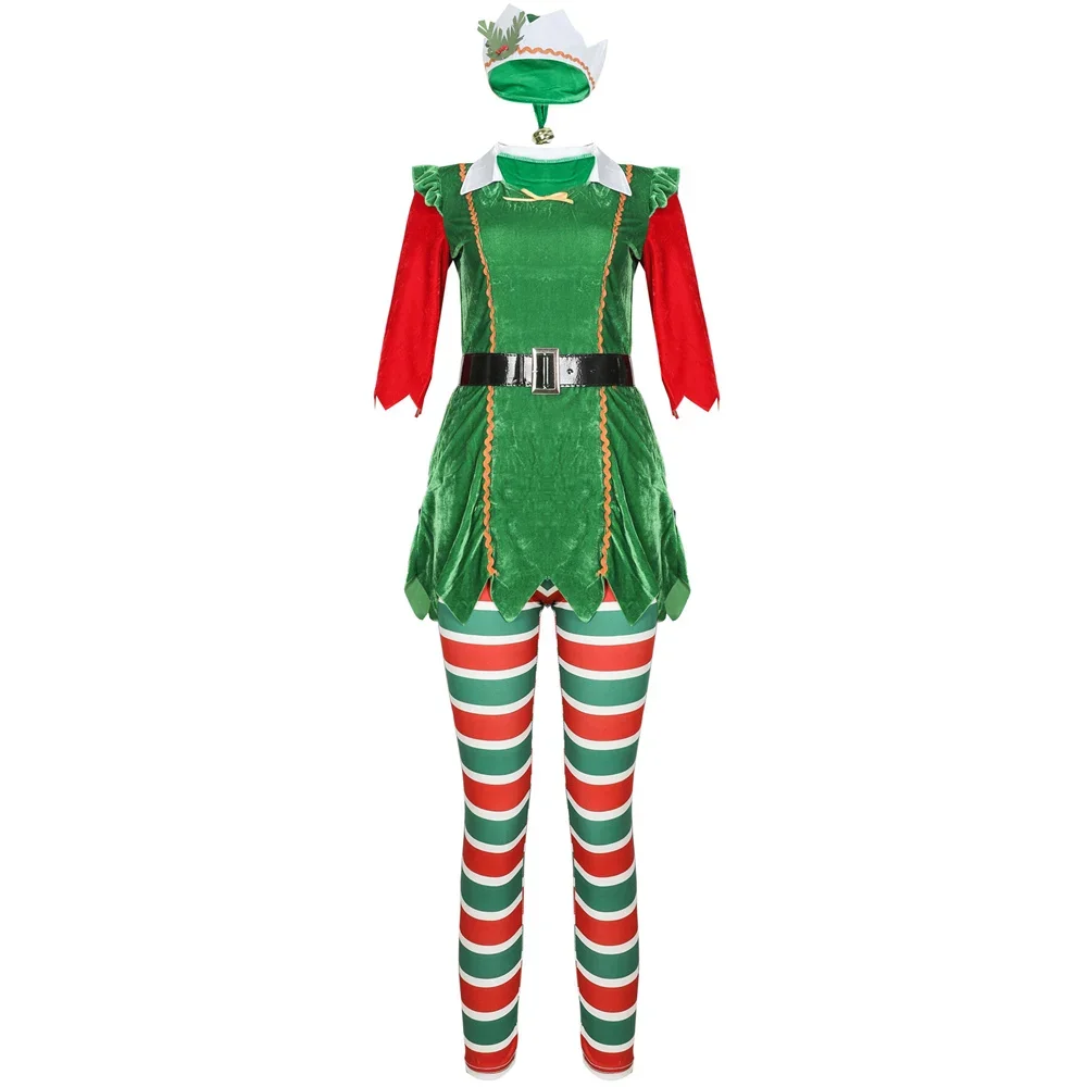 Lady Santa Claus' Elf Costume  - Elf Costume Christmas review and price