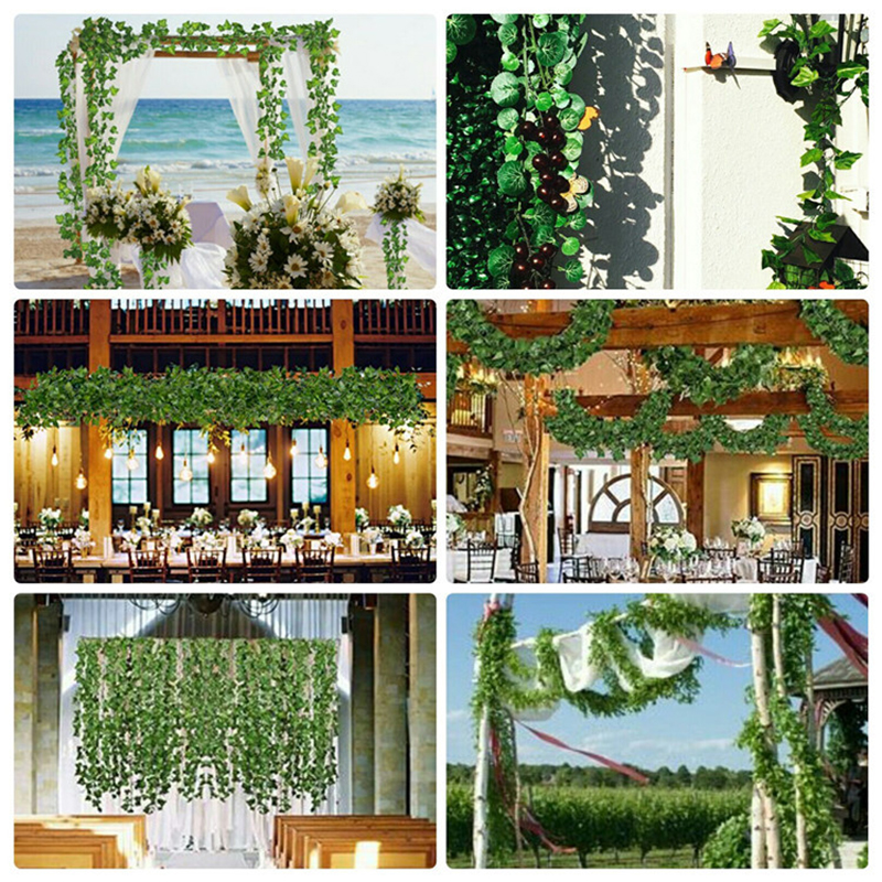 2.3m Silk Leaves Fake Creeper  - Led Fairy String Lights review and price