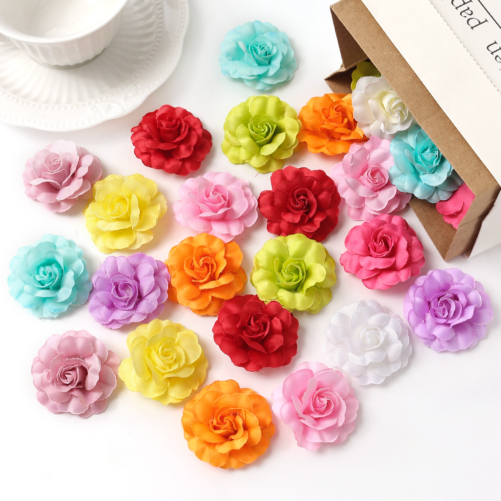 5Pcs Rose Artificial Flowers H - Christmas Wreath Fake review and price