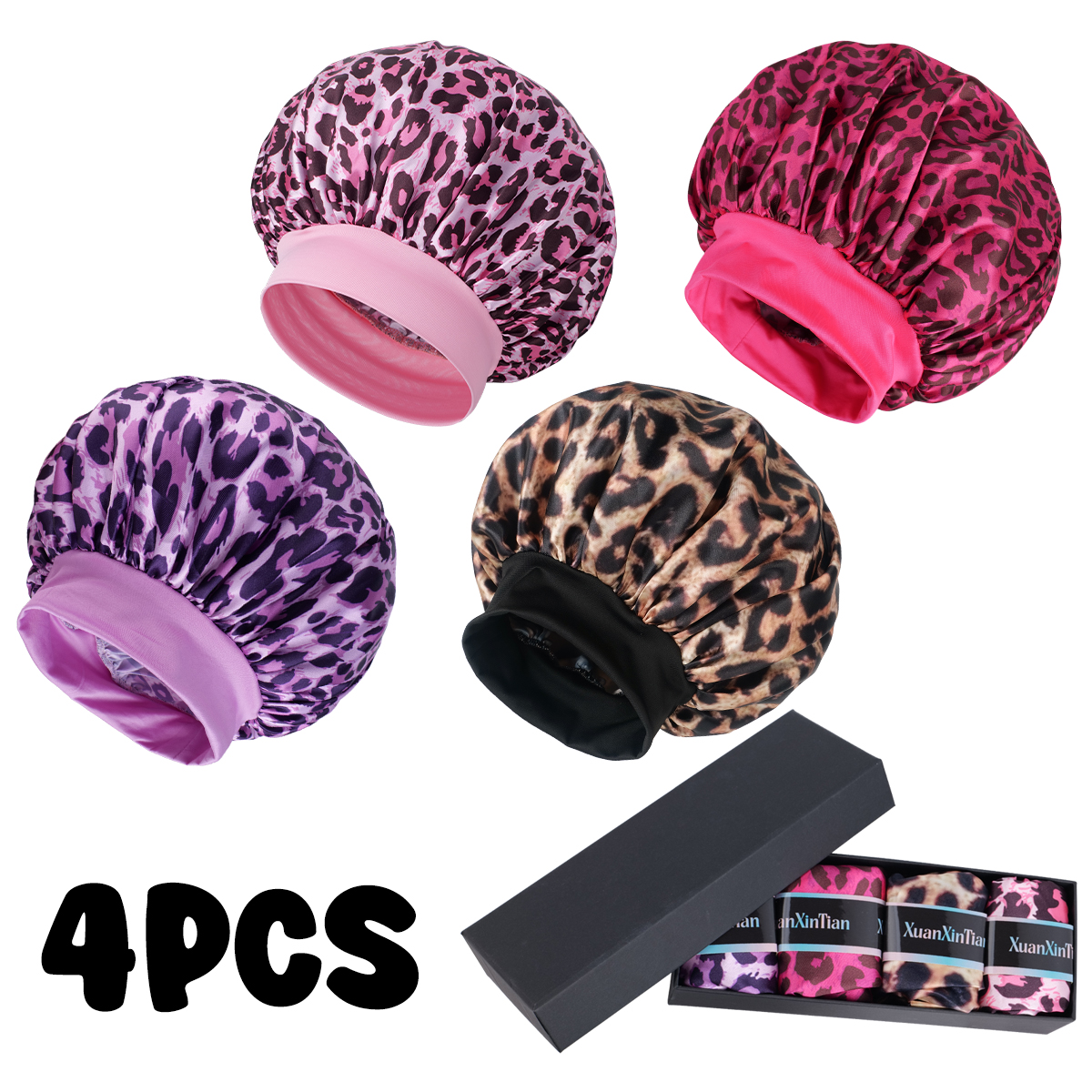 4PCS Mystery Hair Bonnet Gift  - Gift Box Wrap Set review and price