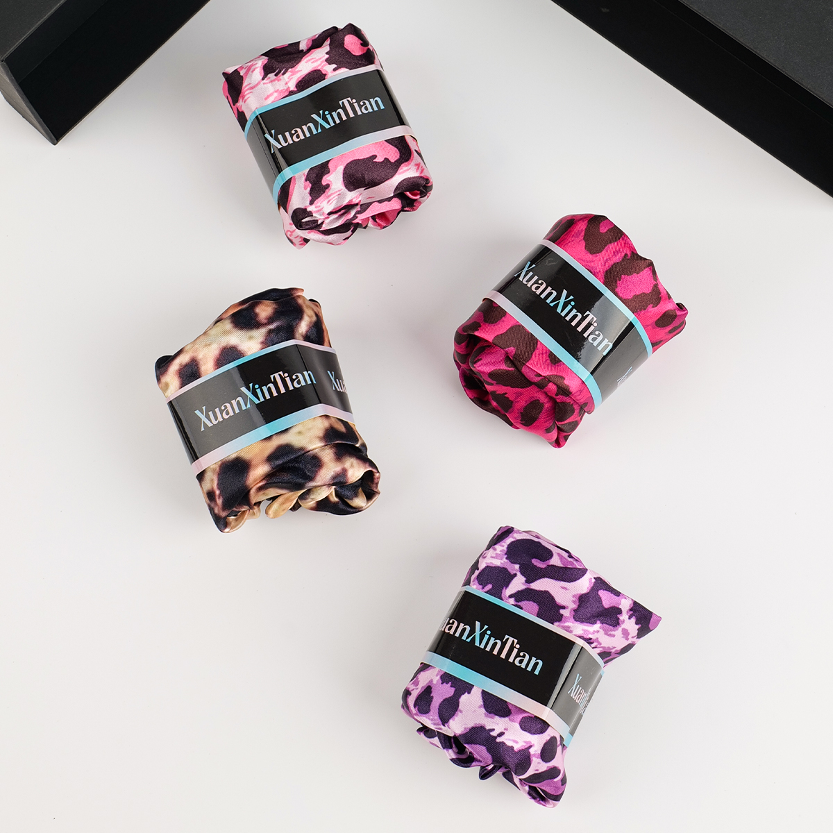 4PCS Mystery Hair Bonnet Gift  - Gift Box Wrap Set review and price