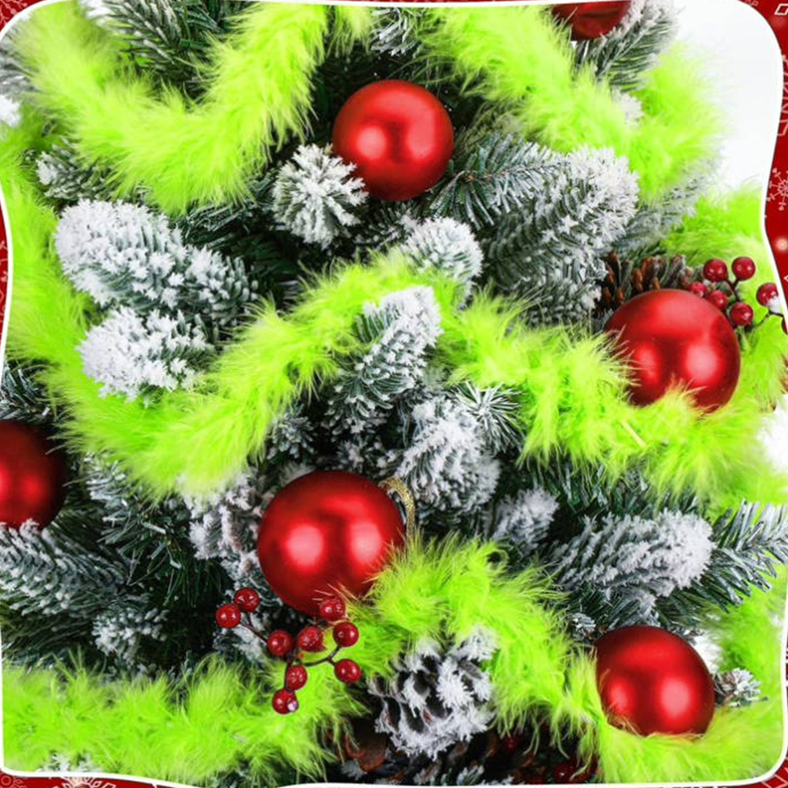 Christmas Garland 3 PCS 20 Fee - Tinsel Garland Decoration review and price