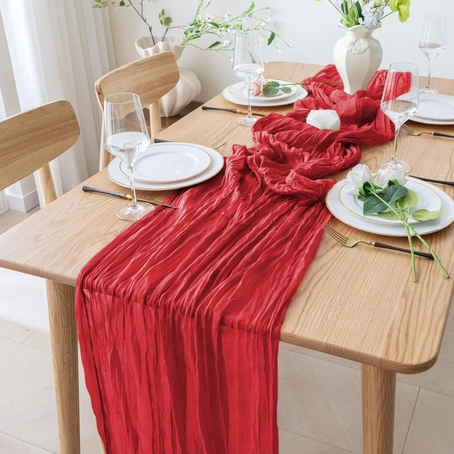 Valentine Red Long Table Runne - Christmas Table Runner review and price