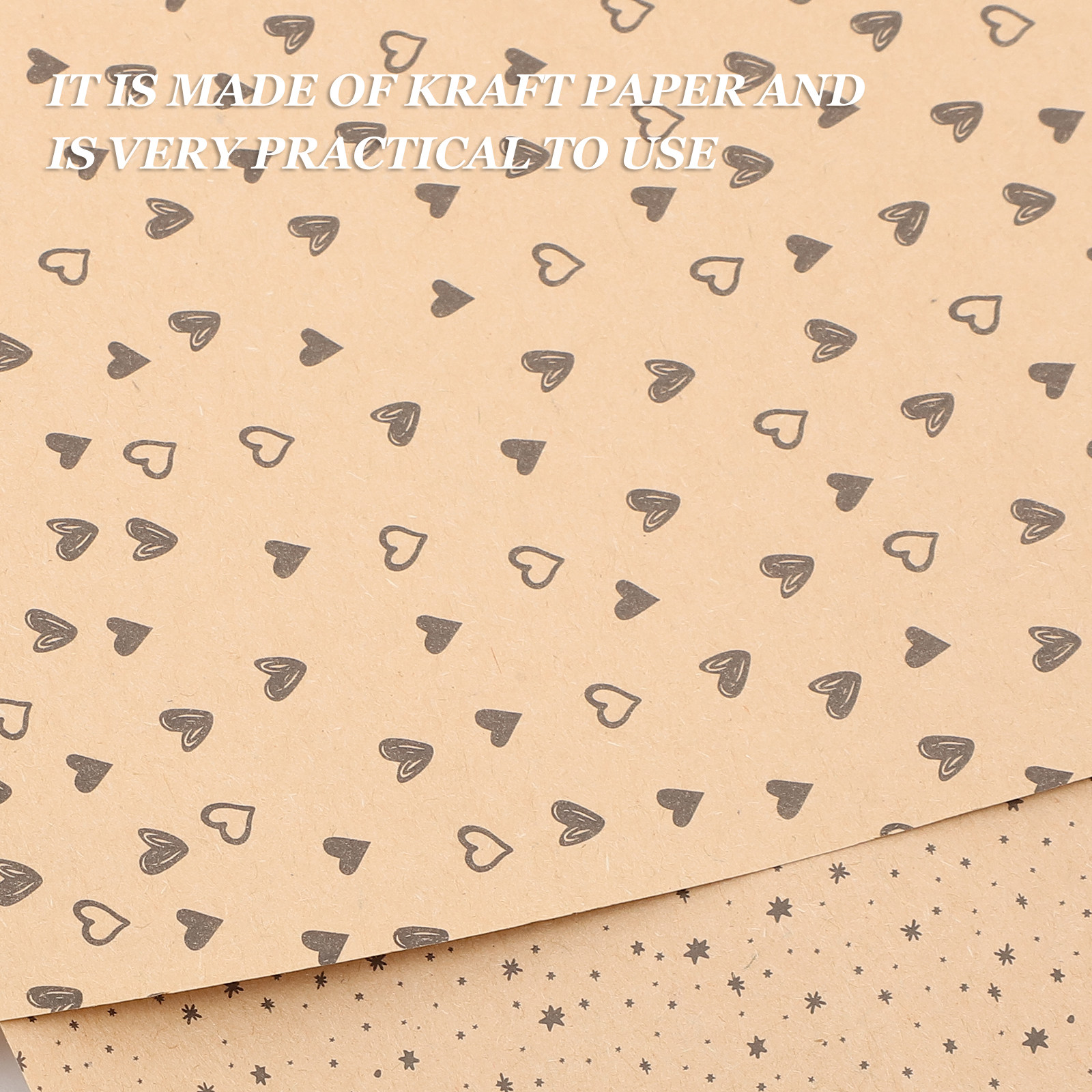 8Pcs Brown Kraft Gift Wrap Pap - Gift Box Wrap Set review and price