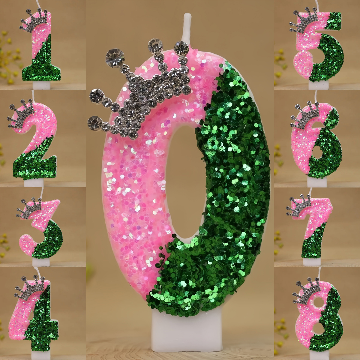 Sparkling Light Green Princess - Holiday Candle Set review and price