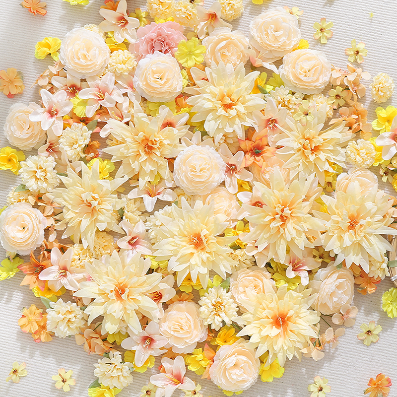 20/50Pcs Mix Yellow Artificial - Christmas Wreath Fake review and price