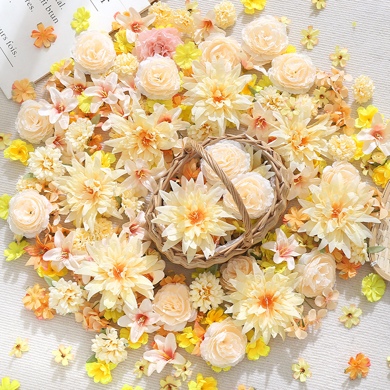 20/50Pcs Mix Yellow Artificial - Christmas Wreath Fake review and price