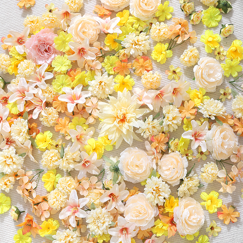 20/50Pcs Mix Yellow Artificial - Christmas Wreath Fake review and price