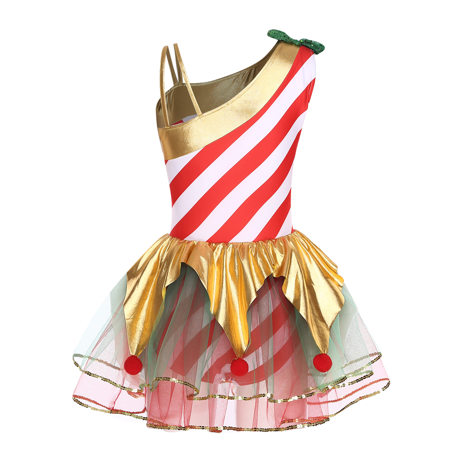 Women Christmas Candy Cane Dre - Elf Costume Christmas review and price