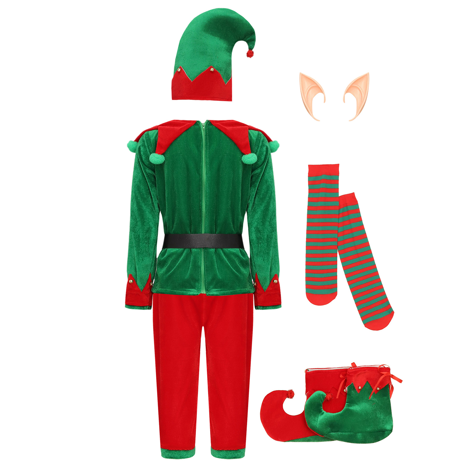 Boys Christmas Santa Claus Cos - Elf Costume Christmas review and price