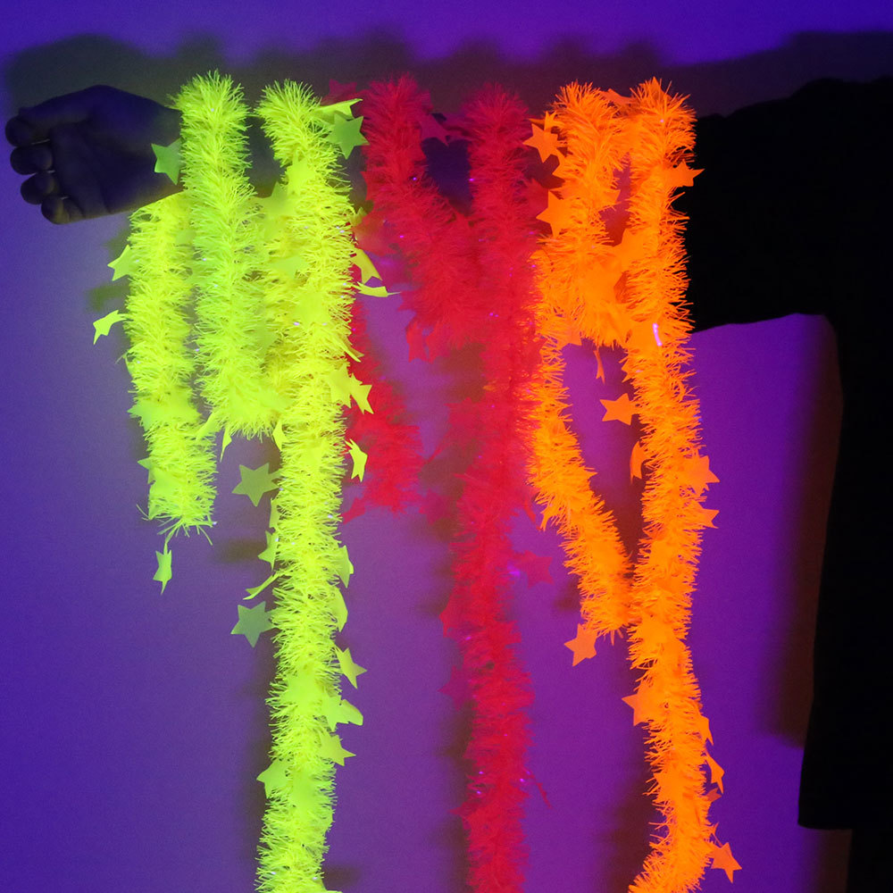 Birthday Theme Fluorescent Mac - Tinsel Garland Decoration review and price