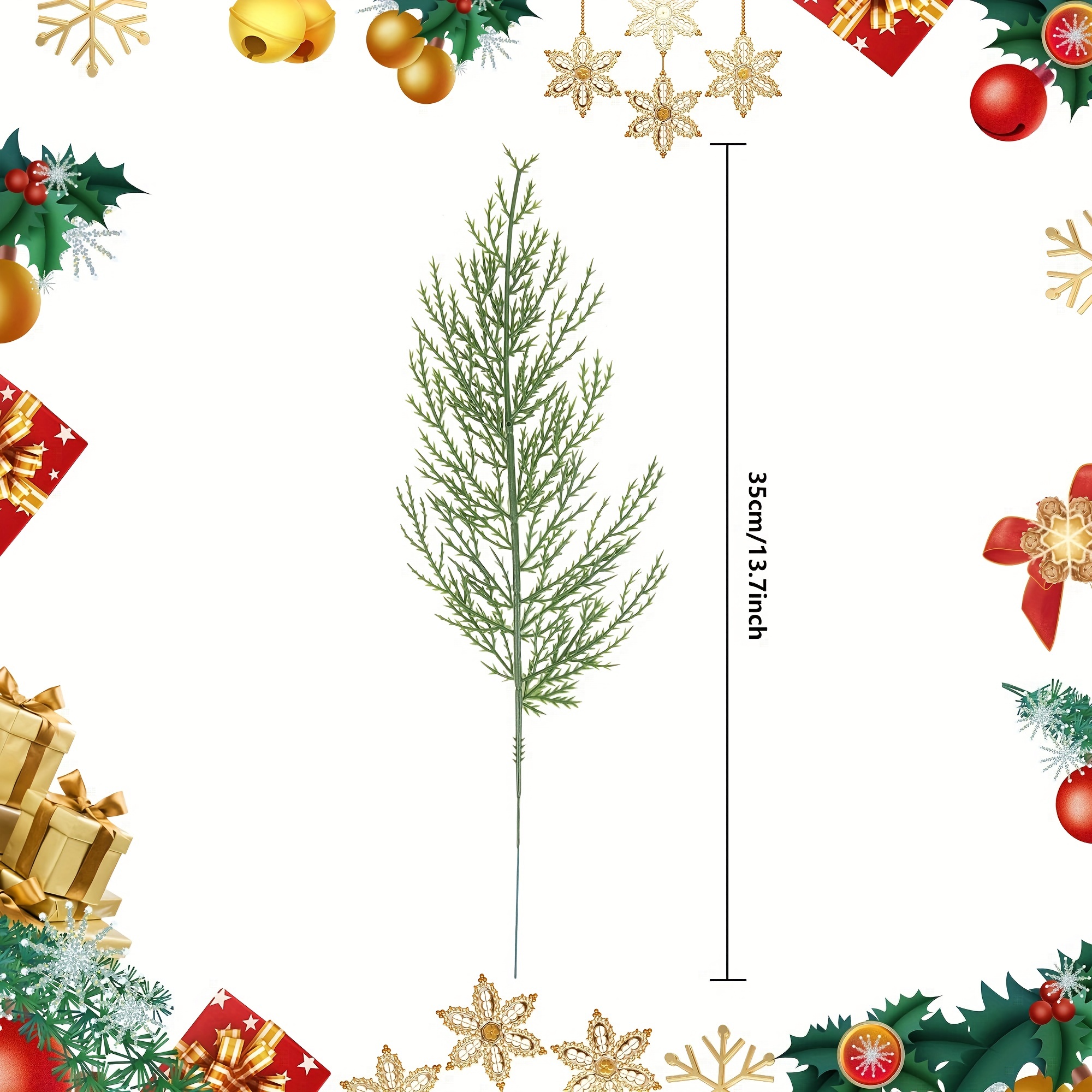 20Pcs Artificial Pine Sprigs F - Christmas Wreath Fake review and price