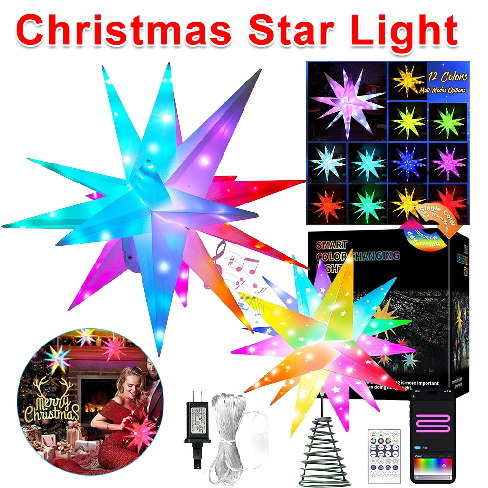 25/40/50/60CM Christmas Star L - Star Tree Topper review and price